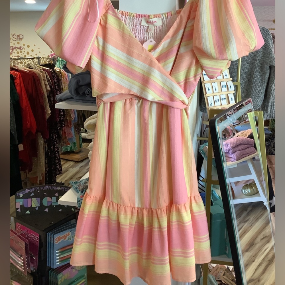 colorful stripped dress!